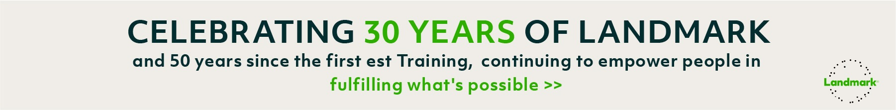 Celebrating 30 Years of Landmark